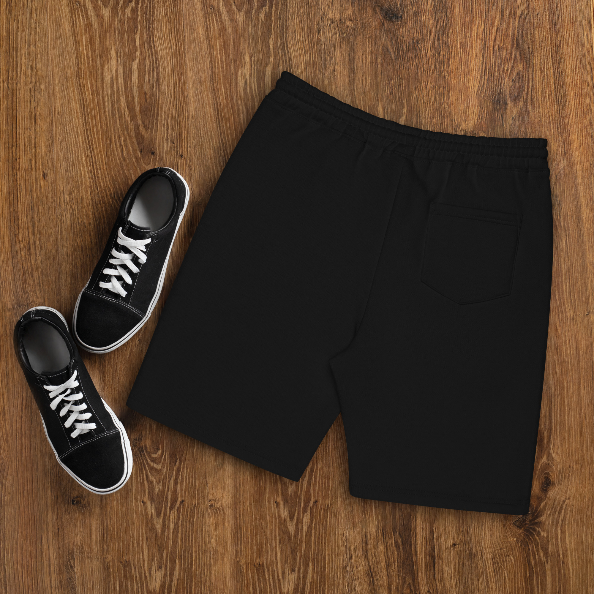 mens-fleece-shorts-black-back-696c783150a53.jpg